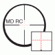 Mil-Dot w/ Illuminated Red Center Dot Reticle