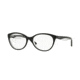 Vogue VO2962F Single Vision Prescription Eyeglasses W827-53 - Top Black/Transparent Frame
