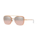Vogue VO4112S Sunglasses 50757E-56 - Rose Gold Frame, Light Pink Mirror Grad Silver Lenses