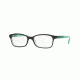 Vogue VO5070 Eyeglass Frames W827-46 - Top Black/Transparent Frame