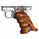 Volquartsen Firearms Laminated Wood Pistol Grips for MKIII, Orange, Right-Handed VC3TRG-O