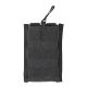 Voodoo Tactical M4/M16 Open Top Mag Pouch W/ Bungee System - Single, Black, 20-8584001000
