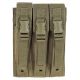 Voodoo Tactical MP5 Mag Pouch, Triple, Coyote, 20-9340007000