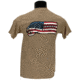 Voodoo Tactical Patriot Banner Ribbon Logo T-Shirt - Mens, Sand, Large, 20-9991025094