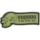 Voodoo Tactical Rubber Patch, Ribbon Logo, OD Green, 07-0982004000