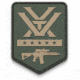Vortex Badge Patch, Grey, 120-49-GRY