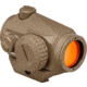 Vortex Crossfire 1x21mm Prismatic Red Dot Sight, 2 MOA, Tan, 2.5&quot;, 4.59oz, CF-RD2-T
