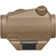 Vortex Crossfire 1x21mm Prismatic Red Dot Sight, 2 MOA, Tan, 2.5&quot;, 4.59oz, CF-RD2-T