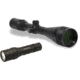 Vortex Crossfire 4-16x50 AO V-Plex Wide Reticle Matte Black Rifle Scope w/ Surefire 6PX LED Tactical Flashlight 