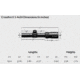 Vortex Crossfire II 1-4x24mm Rifle Scope, 30 mm Tube, SFP, V-Brite Reticle, Anodized Black, CF2-31037