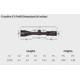 Vortex Crossfire II 3-9x40mm Rifle Scope, 1in Tube, Second Focal Plane, Black, Hard Anodized, Non-Illuminated Dead-Hold BDC Reticle, MOA Adjustment, CF2-31007