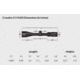 Vortex Crossfire II 3-9x50mm Rifle Scope, 1in Tube, Second Focal Plane, Black, Hard Anodized, Non-Illuminated Dead-Hold BDC Reticle, MOA Adjustment, CF2-31011