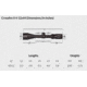 Vortex Crossfire II Rifle Scope, 4-12x44mm, 1in Tube, Second Focal Plane, Non-Illuminated Dead-Hold BDC Reticle, Black Hard Anodized, CF2-31015
