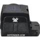 Vortex Defender-CCW Enclosed Solar Micro Prismatic Red Dot Sight, 1x20.2mm, 3 MOA Reticle, Black, DFCCW-MRD3-E