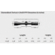 Vortex Diamondback Tactical 6-24x50mm Rifle Scope, 30mm Tube, First Focal Plane, Black, Hard Anodized, Non-Illuminated EBR-2C MOA Reticle, MOA Adjustment, DBK-10028