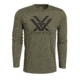 Vortex Men's Solid VTX Logo LS, Military Heather, L 219049-MIH-L