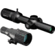 Vortex Strike Eagle 1-6x24mm Rifle Scope, 30mm Tube, Second Focal Plane, Black, Red AR-BDC3 Reticle and TRYBE Optics Enhancer Rifle Scope Magnification Quadrupler