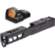 Vortex Viper 1x24mm 6 MOA Red Dot Sight, Black, Viper Red Dot and TRYBE Defense Pistol Slide, Glock 19, Gen 3, Viper Cut, Version 2, Black Cerakote