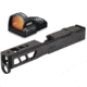 Vortex Viper 1x24mm 6 MOA Red Dot Sight, Black, Viper Red Dot and TRYBE Defense Pistol Slide, Glock 19, Gen 4, Viper Cut, Version 2, Black Cerakote