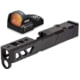 Vortex Viper 1x24mm 6 MOA Red Dot Sight, Black, Viper Red Dot and TRYBE Defense Pistol Slide, Glock 26, Gen 3/4, Viper Cut, Version 2, Black Cerakote
