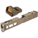 Vortex Viper 1x24mm 6 MOA Red Dot Sight, FDE, Viper Red Dot and TRYBE Defense Pistol Slide, Glock 17, Gen 3, Viper Cut, Version 2, FDE Cerakote