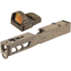 Vortex Viper 1x24mm 6 MOA Red Dot Sight, FDE, Viper Red Dot and TRYBE Defense Pistol Slide, Glock 19, Gen 3, Viper Cut, Version 2, FDE Cerakote