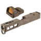 Vortex Viper 1x24mm 6 MOA Red Dot Sight, FDE, Viper Red Dot and TRYBE Defense Pistol Slide, Glock 19, Gen 4, Viper Cut, Version 2, FDE Cerakote