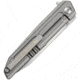 Vouking Knives Samgun Framelock Folding Knife, 4.25in Closed, 3.5in Stonewash 12C27 Sandvik SS Drop Point, Bead Blast Finish Titanium Handle, Pocket Clip, TS05BLS
