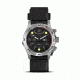 Vulture 47mm Silver Titanium Case, Black Dial, Ballistic Velcro I Band