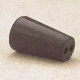 VWR Black Rubber Stoppers, Two-Hole 6--M292