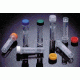 VWR SuperClear Screw Cap Microcentrifuge Tubes 3611-875-000 Sterile Tubes With Attached Natural-Color Caps