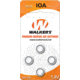 Walkers #10A Air Cell Batteries GWP-BAT10A