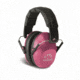 Walkers Pro Low Profile Folding Earmuffs, Pink, GWP-FPM1-PNK