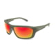 WarBird Enfilade Glasses, Green Frames/Brown Lens/Red Shield, EYENGRBRRDR