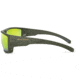 WarBird Fusillade Glasses, Green Frames/Brown Lens/Ice Green Shield, EYFUGRBRIGR