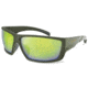 WarBird Fusillade Glasses, Green Frames/Brown Lens/Ice Green Shield, EYFUGRBRIGR