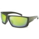 WarBird Fusillade Glasses, Green Frames/Brown Lens/Ice Green Shield, EYFUGRBRIGR