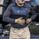 War Bird Ghost Hawk Concealable Armor System with Hoss Level IIIA Ballistics, Navy, Large/Regular, BUSLH3ALRGHN