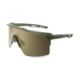 WarBird Ghost Wolf Glasses, Green Frames/Brown Lens, EYGWGRBR