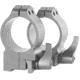 Warne 30mm QD Silver Med .22 Rings, Silver, small 731LS
