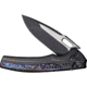 We Knife Co Ltd Exciton Button Lock Flame