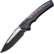 We Knife Co Ltd Exciton Button Lock Flame