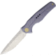 We Knife Co Ltd Framelock Satin Blue Folding Knife,3.75in,S35VN Steel,Standard Edge,Satin,Blue,Titanium Handle WE601M