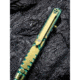 We Knife Co Ltd Tactical Pen, 5in Overall, Glass Breaker, Pocket Clip, Bolt Action Open/Close, Blue Plastic Storage Case, Titanium Construction, Green, Green, TP02B