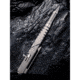 We Knife Co Ltd Tactical Pen, 5in Overall, Pocket Clip, Glass Breaker, Bolt Action Open/Close, Blue Plastic Storage Case, Titanium Construction, Gray, Gray, TP02C