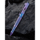 We Knife Co Ltd Tactical Pen, 5in Overall, Pocket Clip, Glass Breaker, Bolt Action Open/Close, Blue Plastic Storage Case, Titanium Construction, Purple, Purple, TP02A