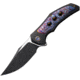 We Knife Co Ltd We Knife Magnetron 3.76'' Black Titanium Flame Inlay/blk Stnws