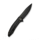 We Knife Co Ltd Acuminal Folding Knife, 3.98in, Vanax, Drop Point Blade, Black 6Al4v Titanium Handle, WE23070-1