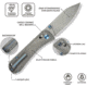 We Knife Co Ltd Weknife Bougie Banter Thumb Stud &amp; Crossbar Lock Knife Upscale Art Deco Styling On Gray Titanium Handle 2.91inch Gray Stonewashed Cpm S45vn Blade We24009-2 - WE24009-2