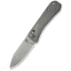 We Knife Co Ltd Weknife Bougie Banter Thumb Stud &amp; Crossbar Lock Knife Upscale Art Deco Styling On Gray Titanium Handle 2.91inch Gray Stonewashed Cpm S45vn Blade We24009-2 - WE24009-2